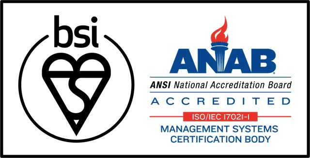 BSI Mark of Trust, ANAB accredited