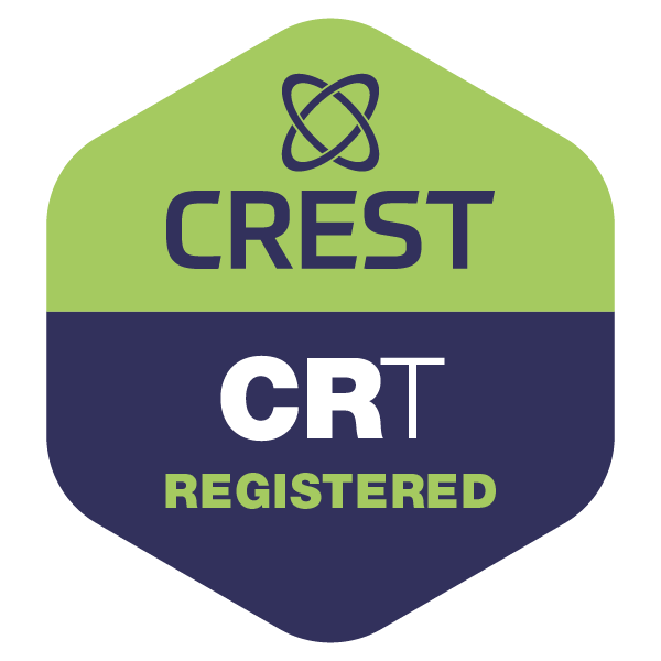CREST Registered Penetration Tester (CRT) badge